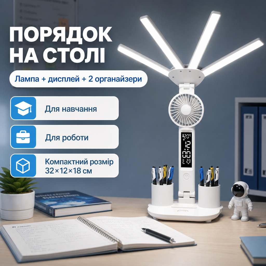 Органайзер дисплей LED лампа